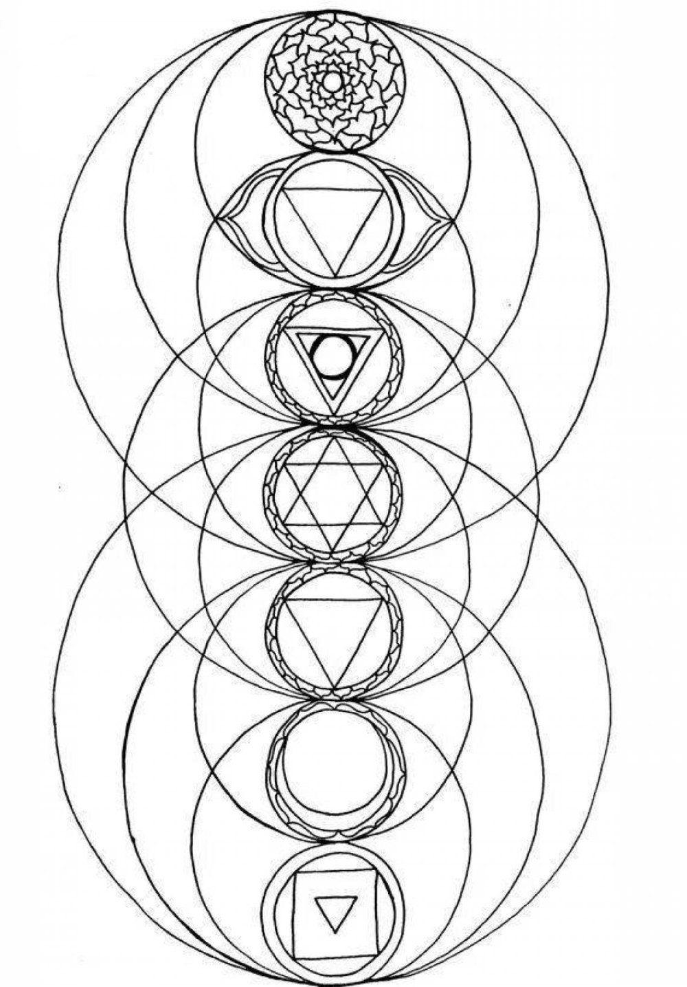 Сакральная геометрия Муладхара чакры