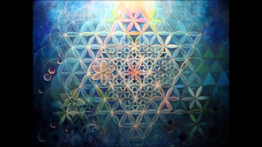 Цветок жизни Сакральная геометрия дерево
