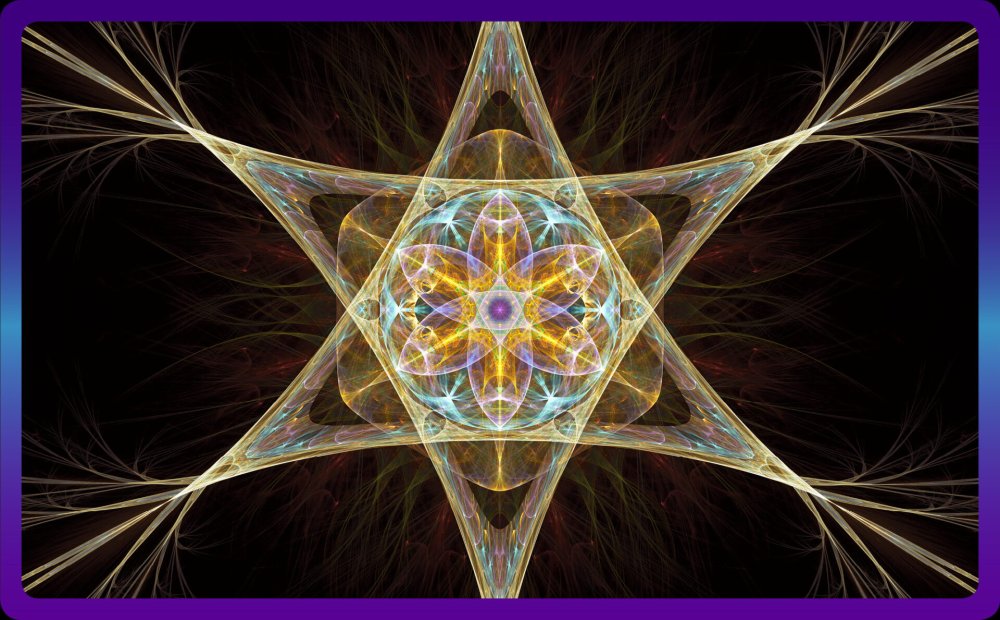 Золотой цветок жизни Меркаба