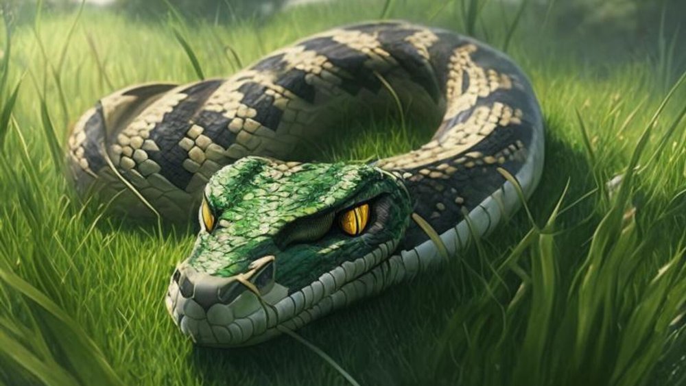 Блейк Снейк чёрная змея