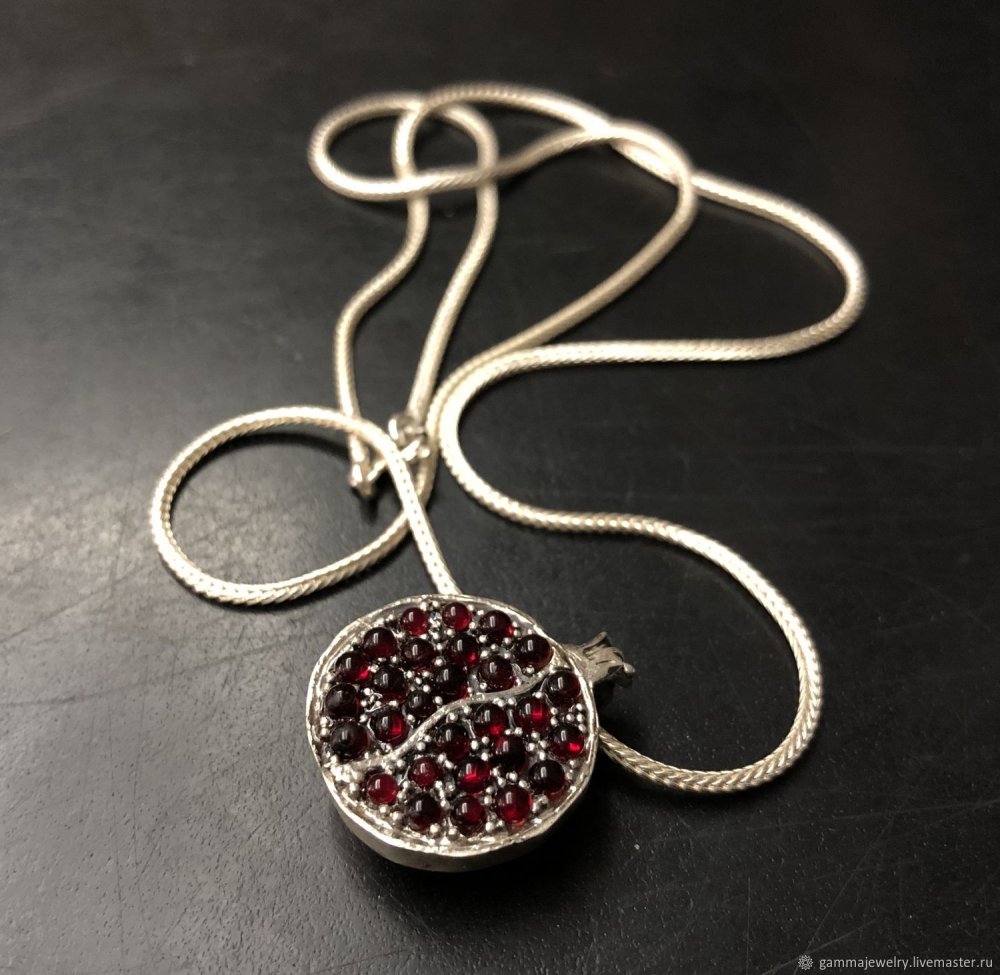 Кулон граната ppok417