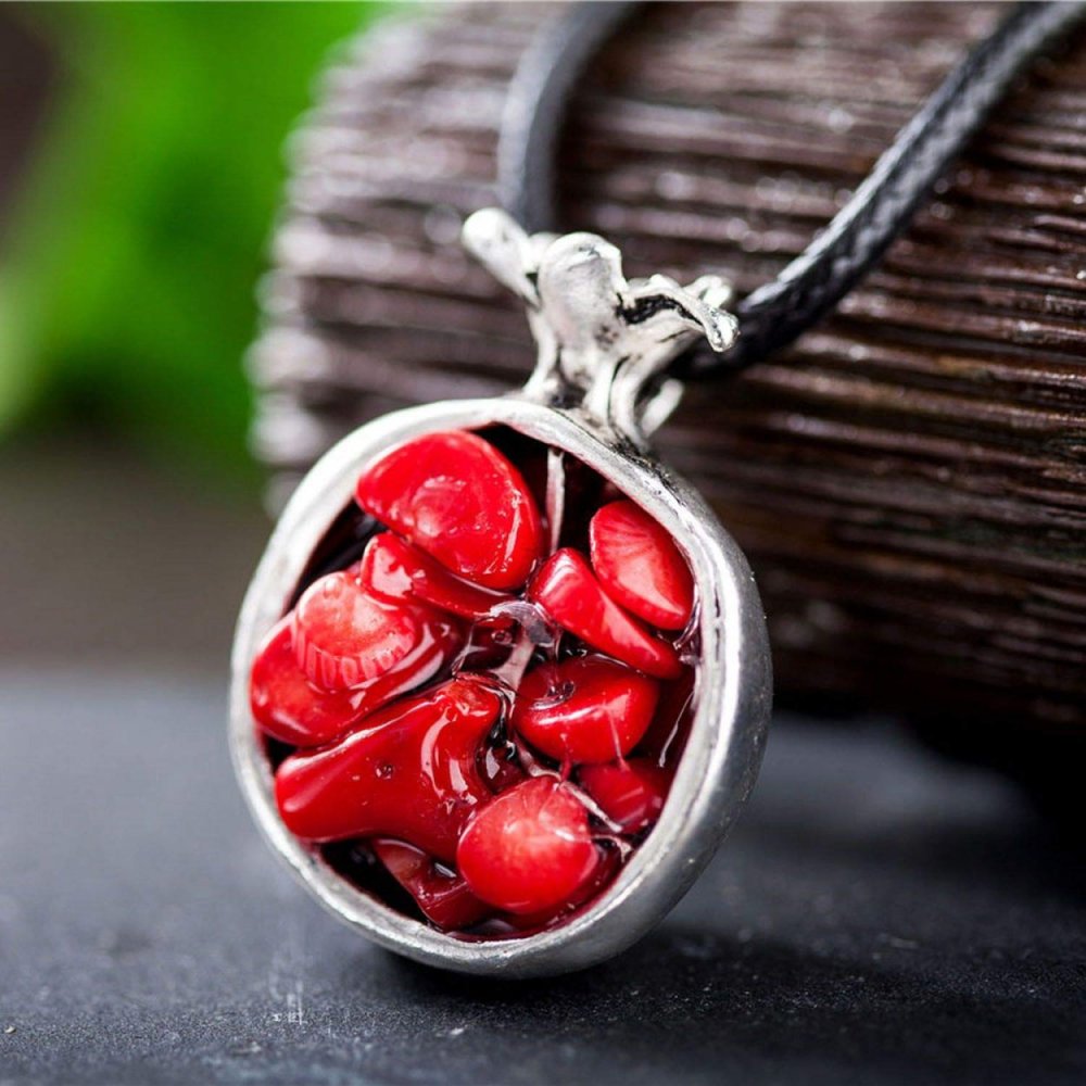 Подвеска с гранатом