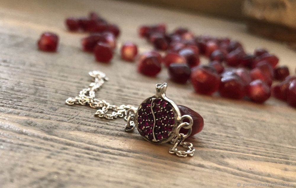 Украшения с гранатами