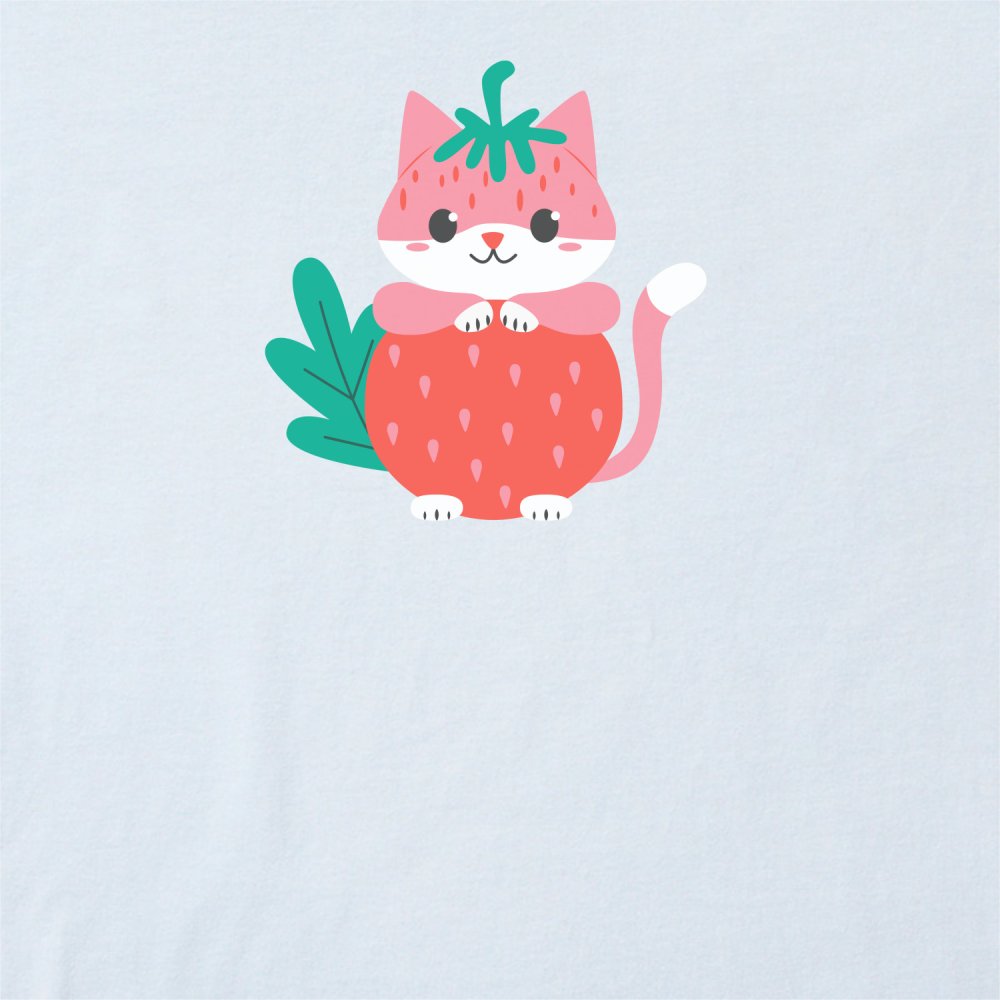 Кошка с ягодами