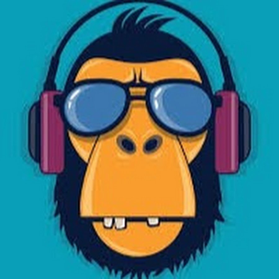 Горилла в наушниках