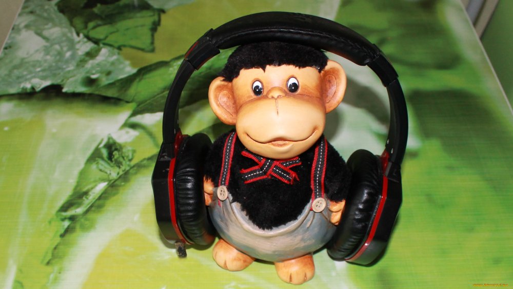 Игрушка в наушниках