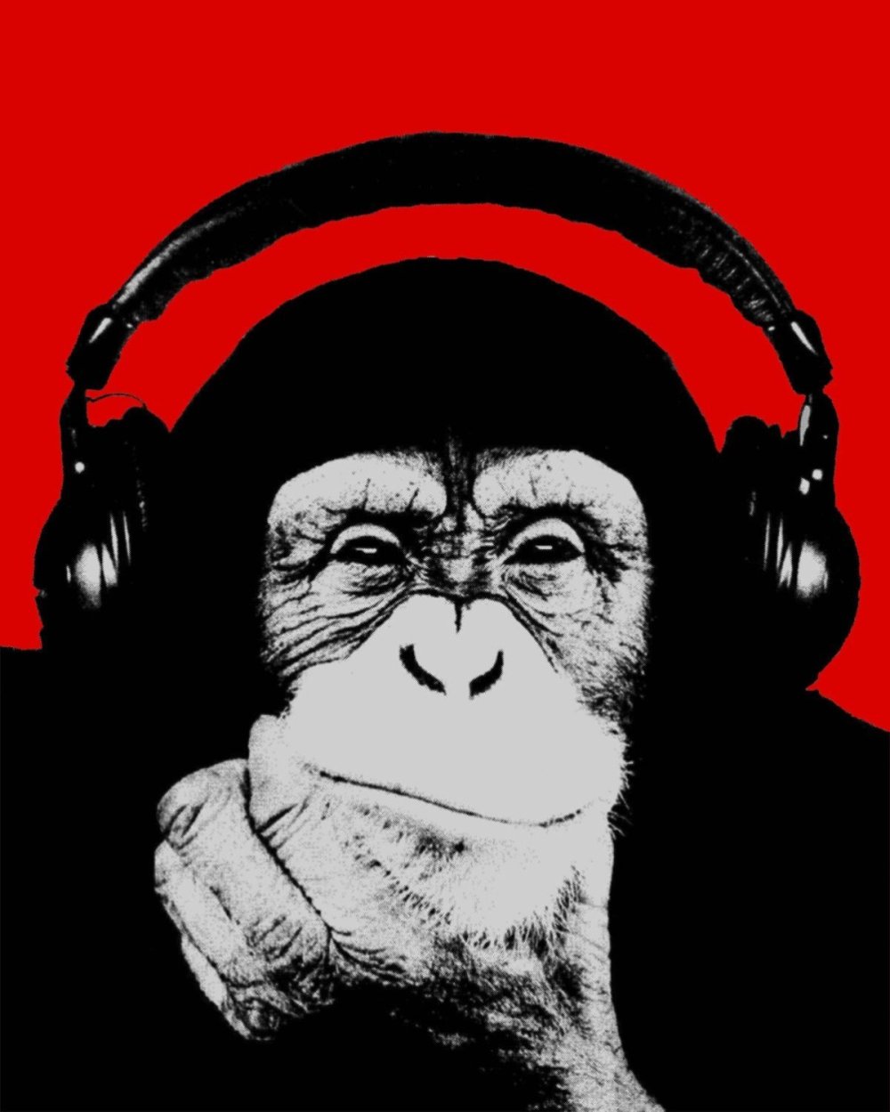 Обезьяна поп арт
