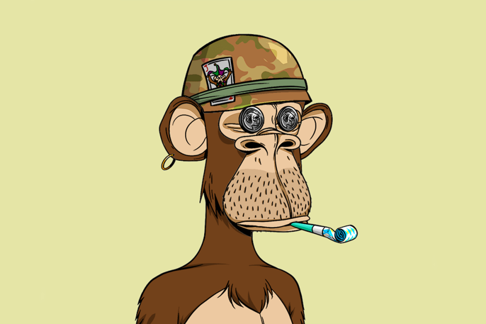 NFT Crypto Art обезьяна