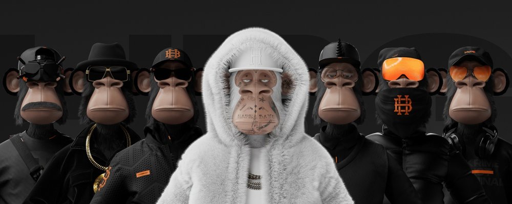 Hypebeast обезьяны NFT