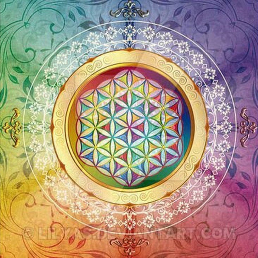 Цветок жизни Мандала исполнения желаний