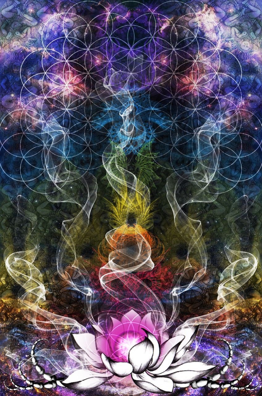 Чакра Анахата в лотосе