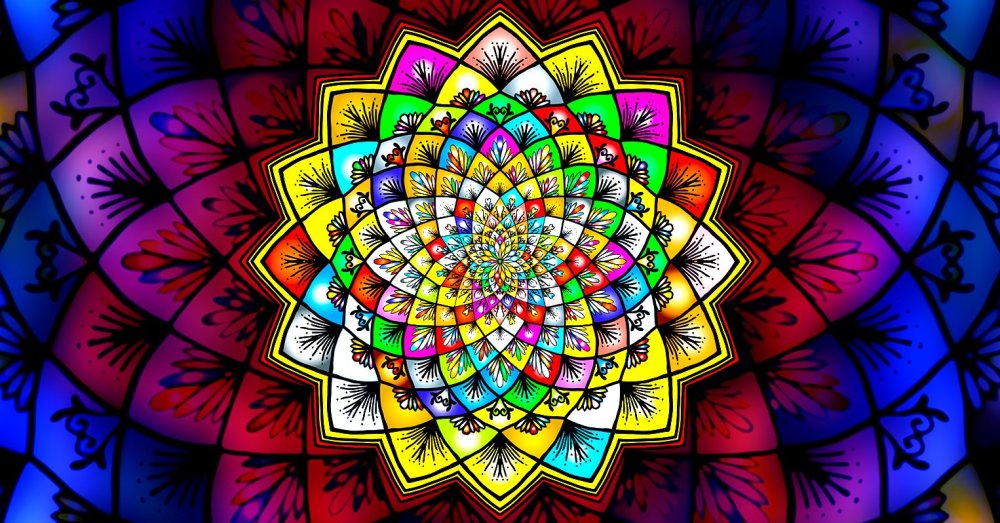 Мандала процветания удачи и богатства