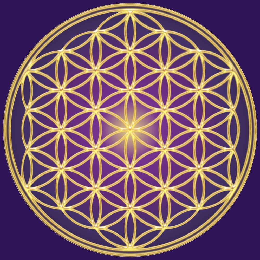 Золотой цветок жизни Меркаба