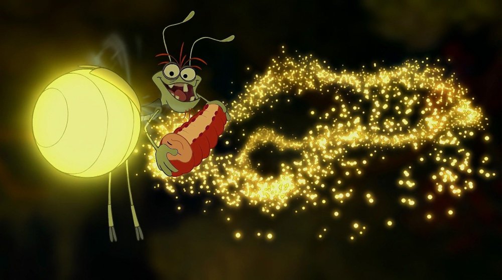 Светлячок из мультика принцесса лягушка