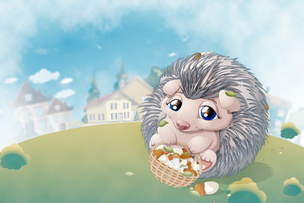 Маленький ежонок Юля