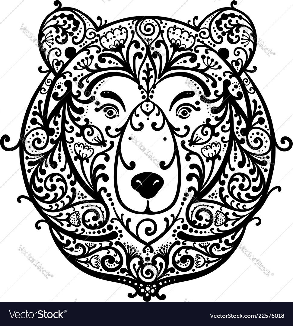 Медведь Тотем вектор