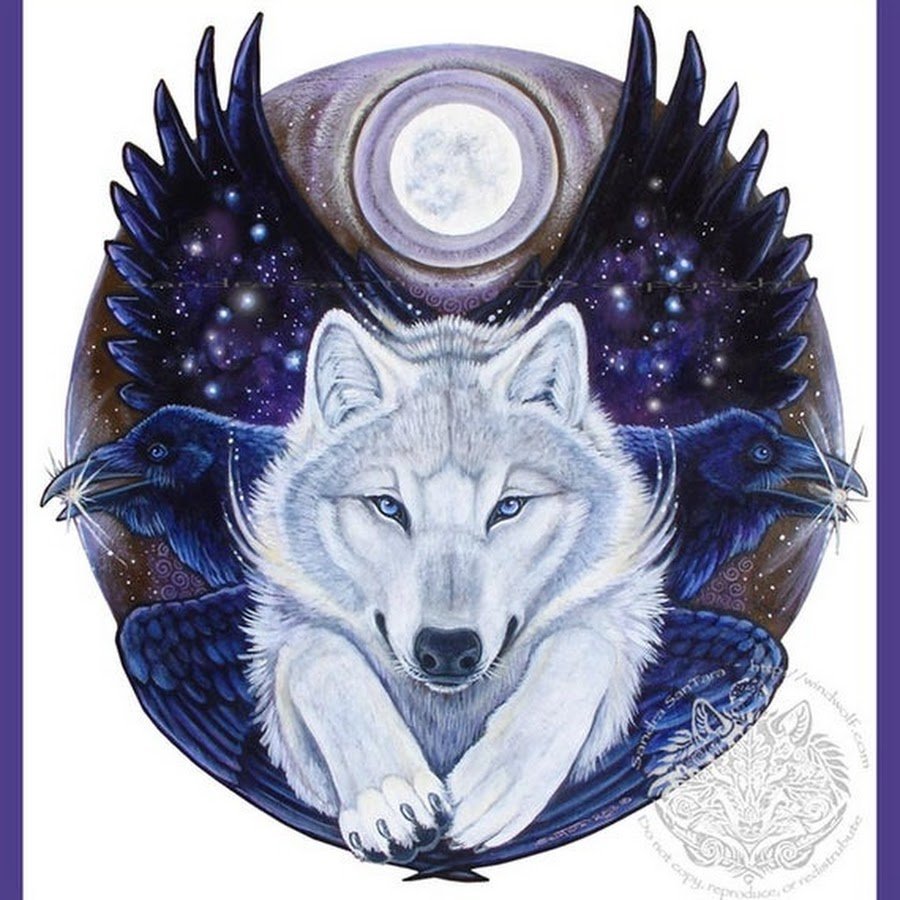 Тотемное животное ворон тату