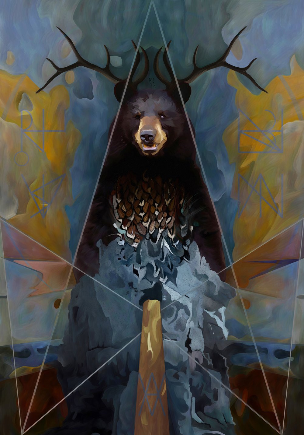 Медведь мистические арты
