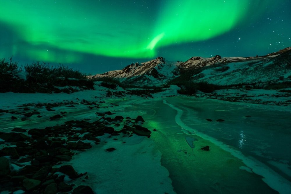 Чукотка Северное сияние