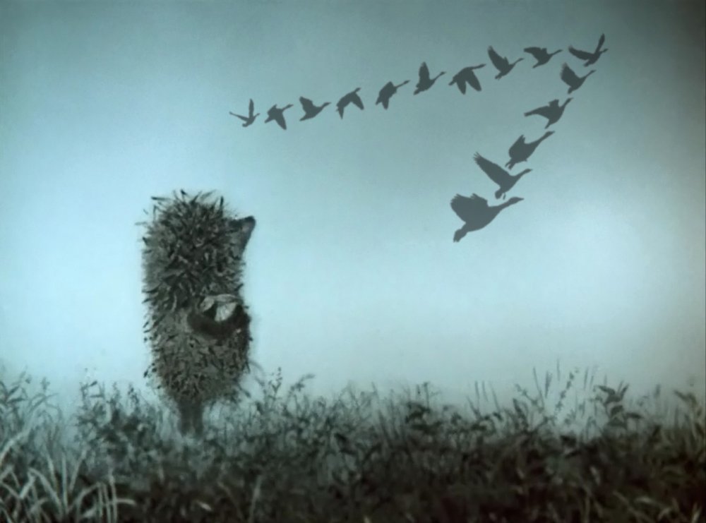 Ежик в тумане мультфильм 1975 Медвежонок