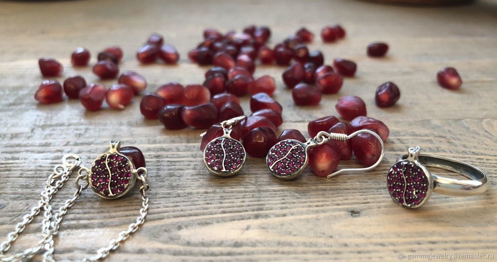 Гранат пироп изделия