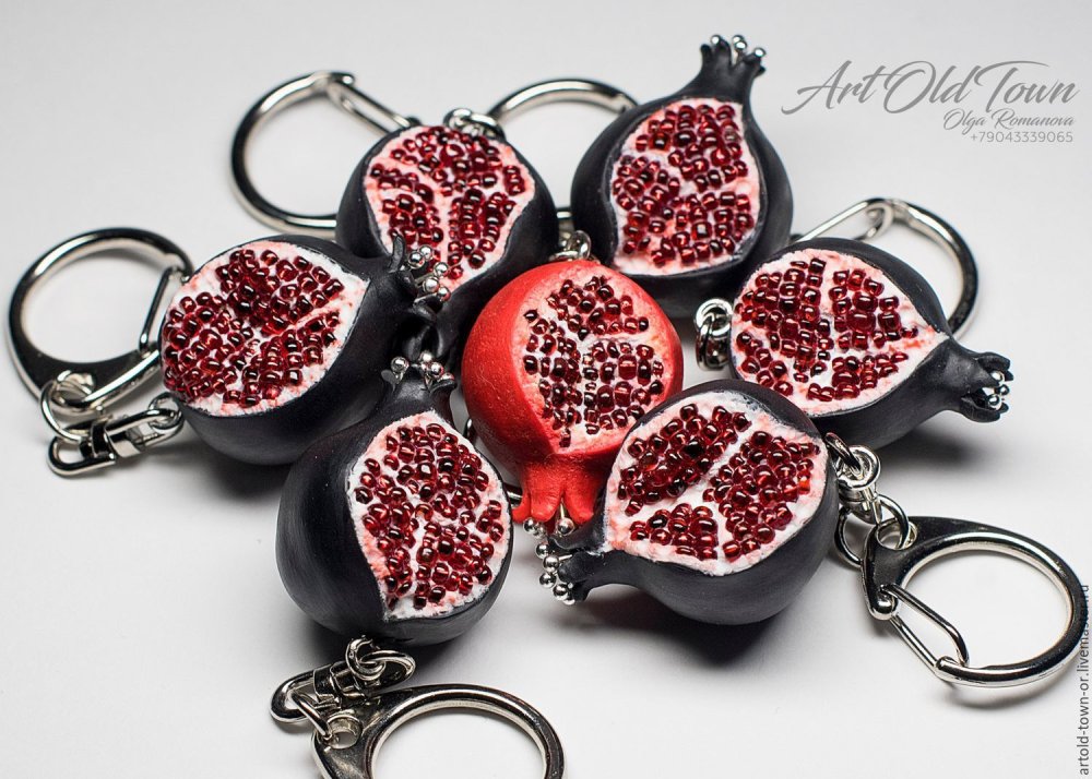 Украшения в форме граната