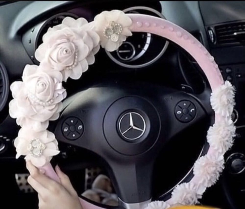 Руль с цветами
