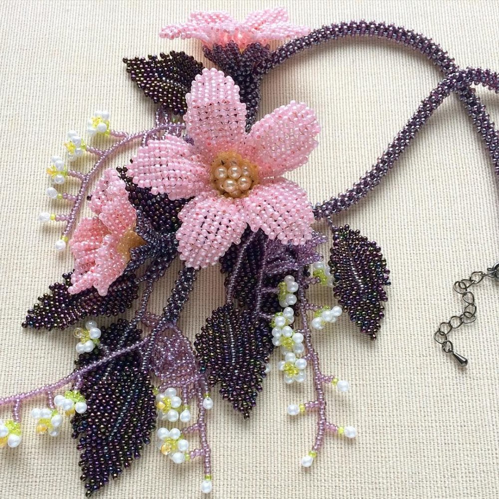 Бисерные украшения Казари Сакуиро