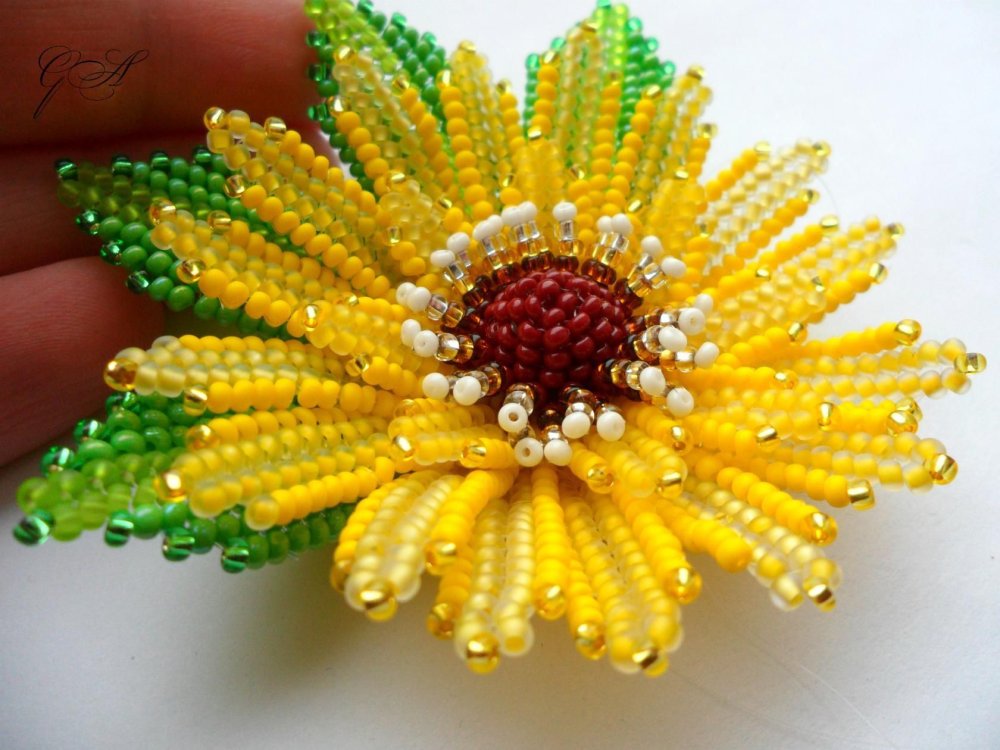 Бисер цветы ндебеле