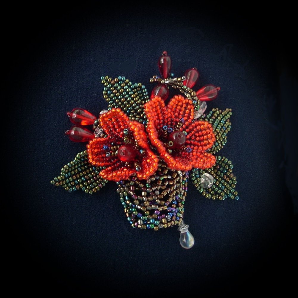 Бисер цветы ндебеле
