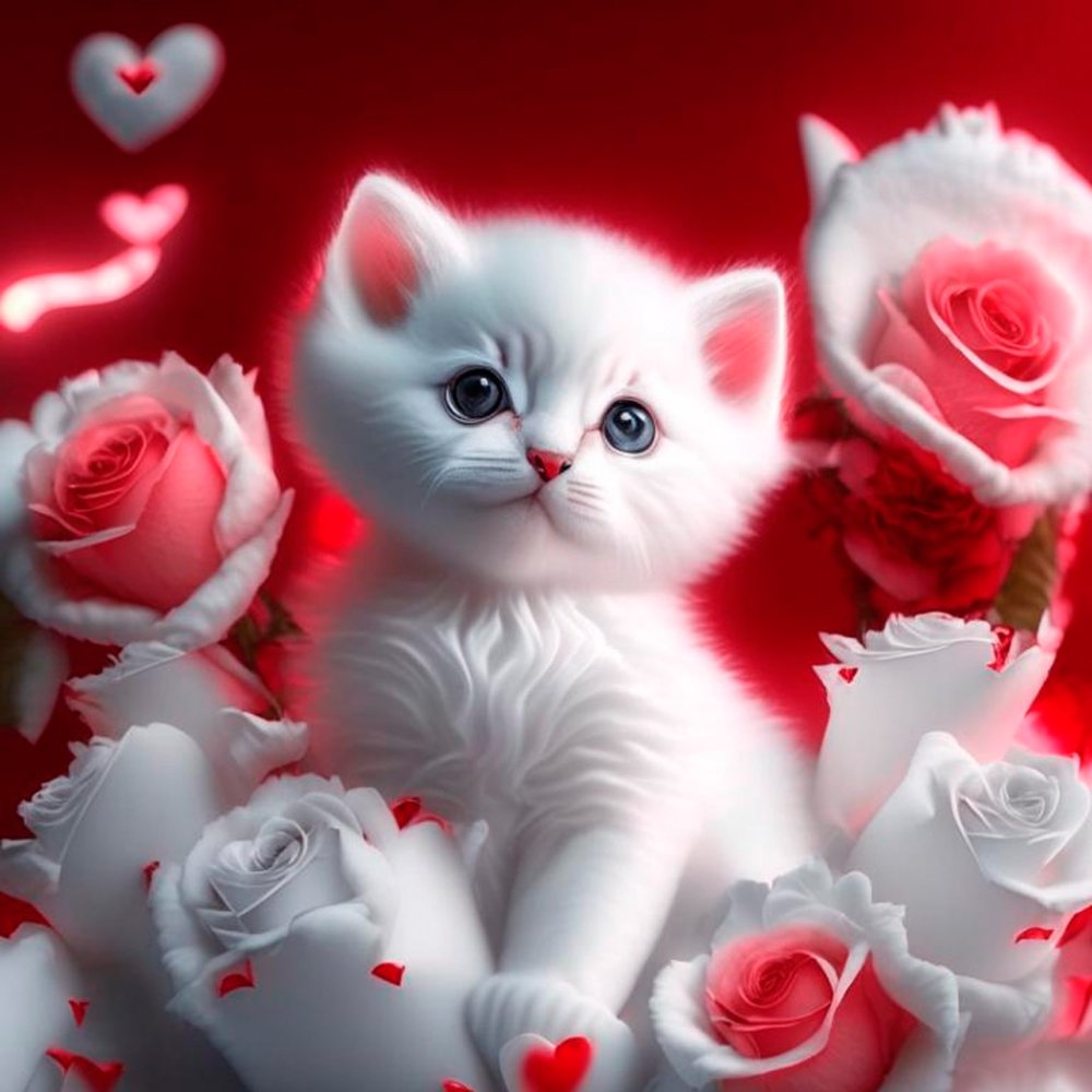 Коты ангелы с крыльями