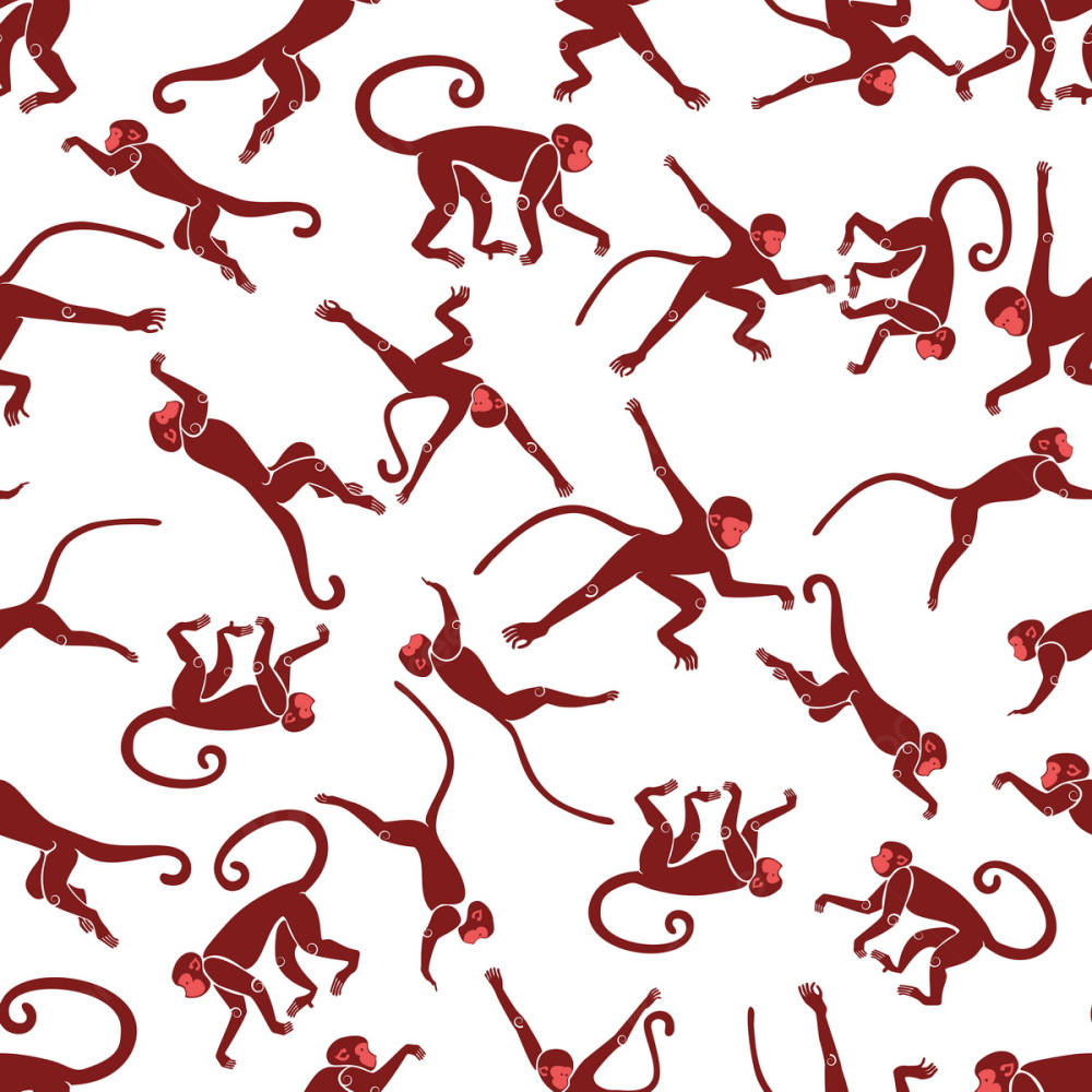 Обои фактура обезьяны