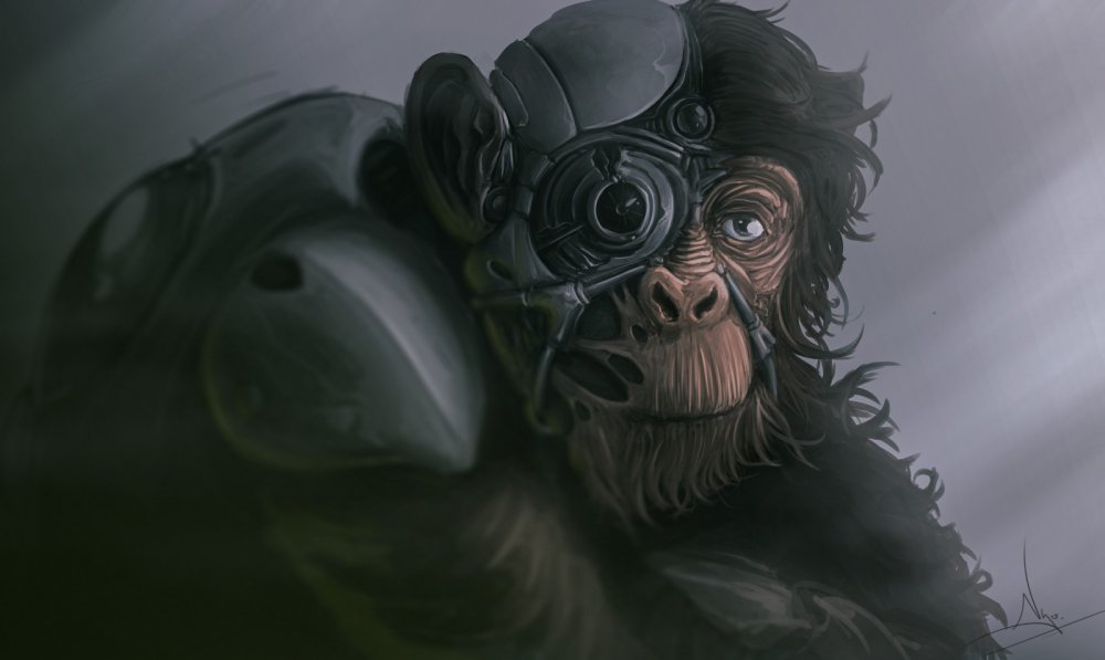 Шимпанзе фантастика