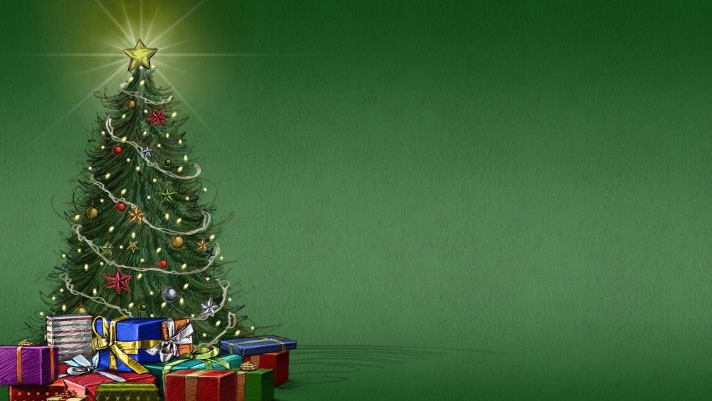 Новогодняя елка с подарками