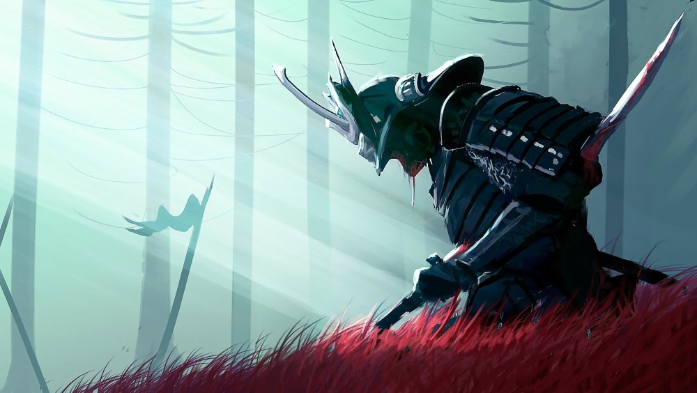 3840x1080 Самурай