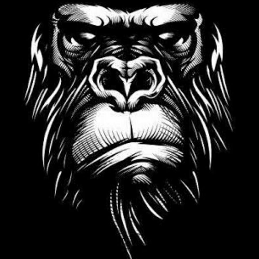 Злая обезьяна тату