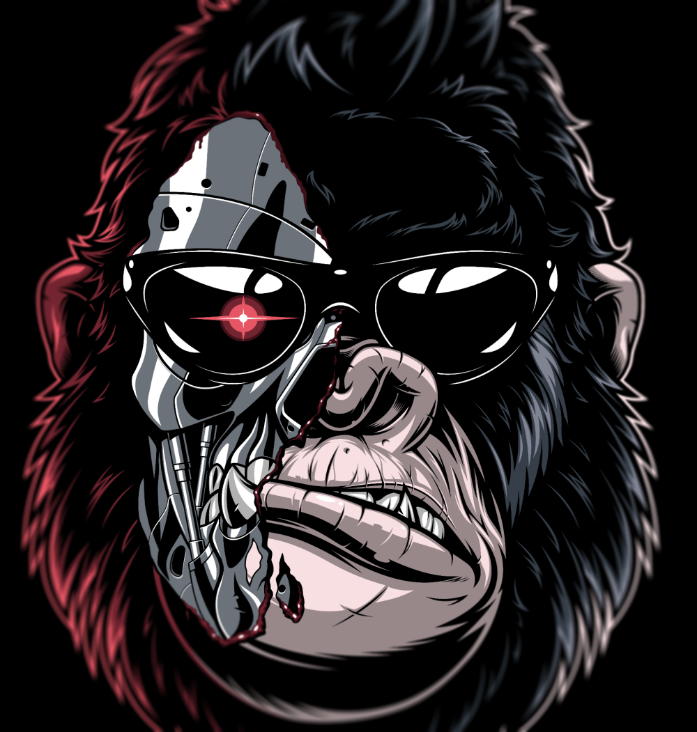 Пьер брассо картины шимпанзе