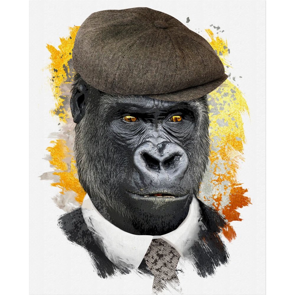 Три обезьяны в кепках