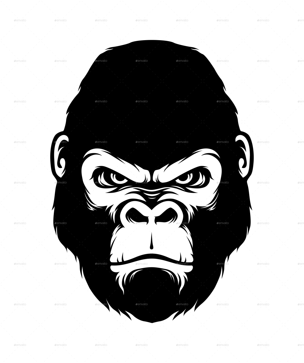 Голова гориллы