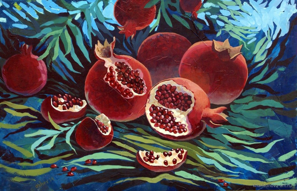 Гранат Мандола живопись