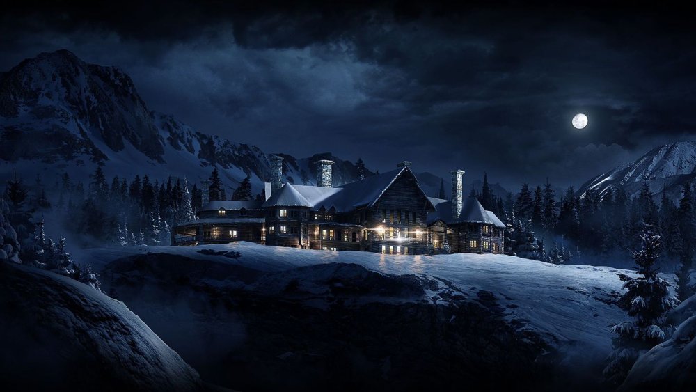 Дом в снегу