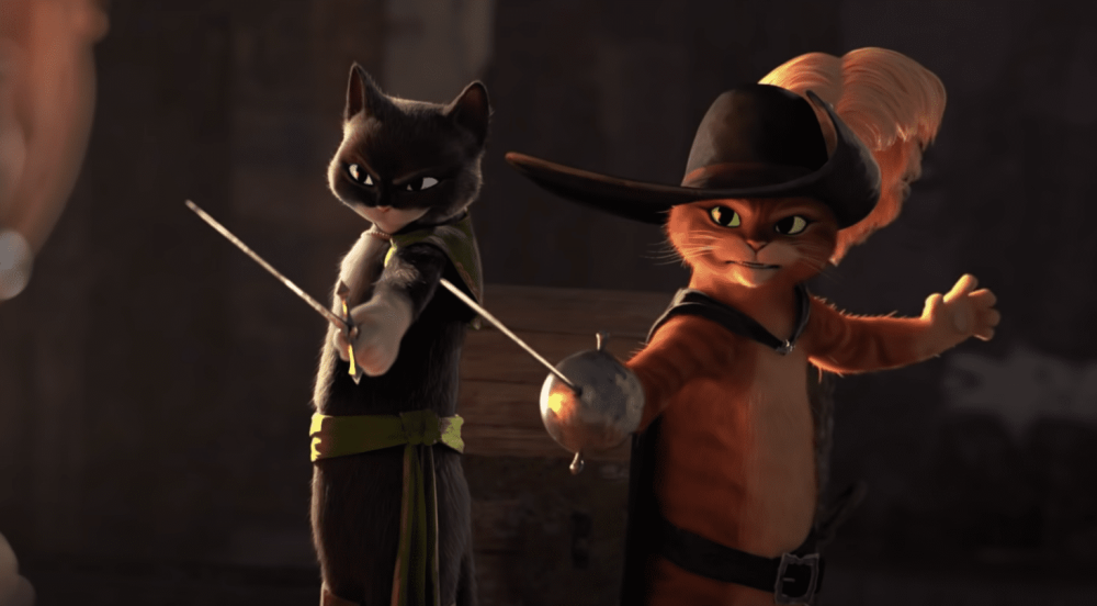 Кот в сапогах мультфильм 2022