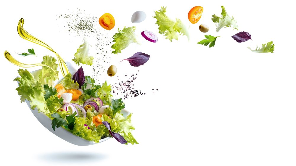 Салат на Светлом фоне