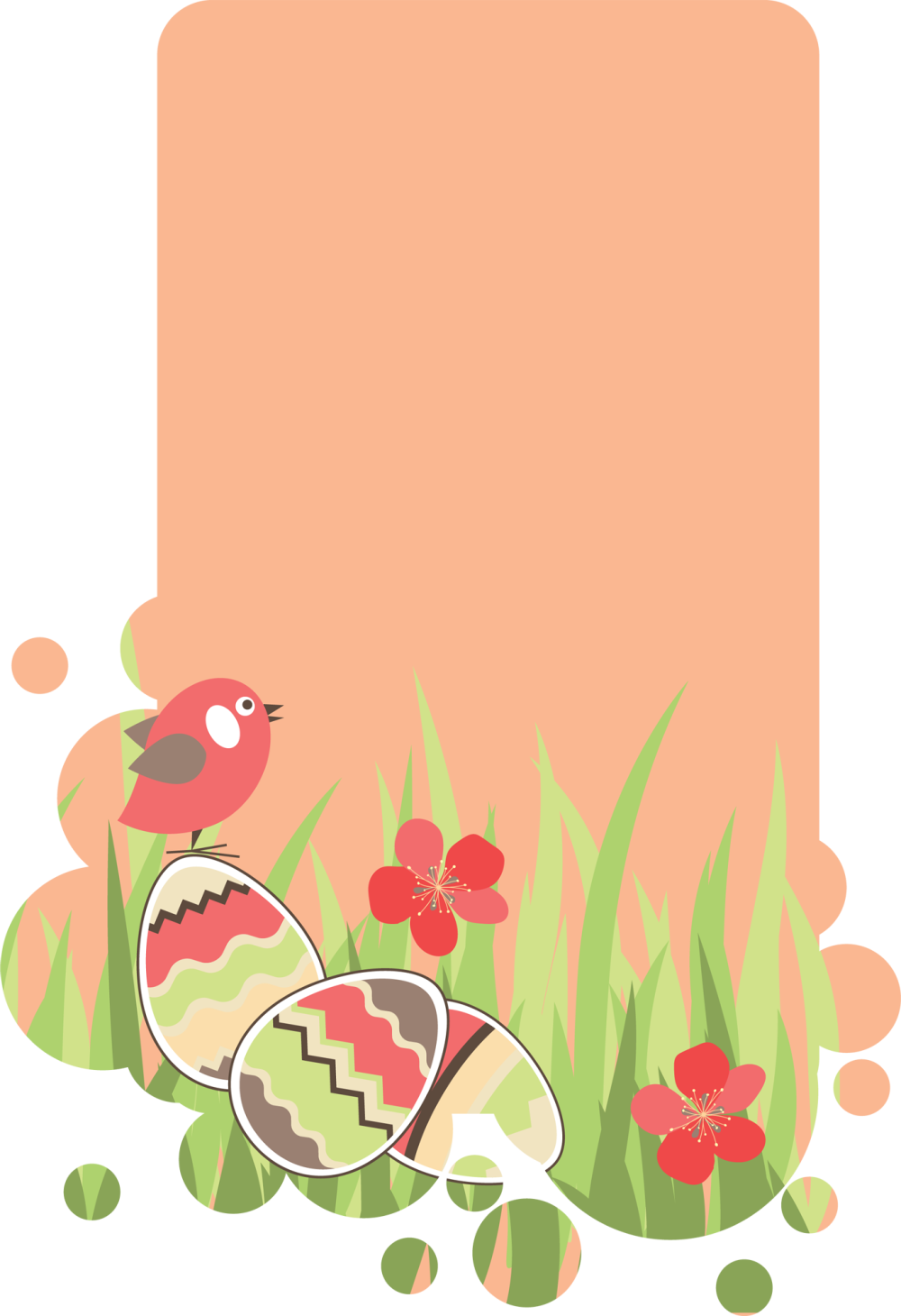 Пасхальные рамки вертикальные