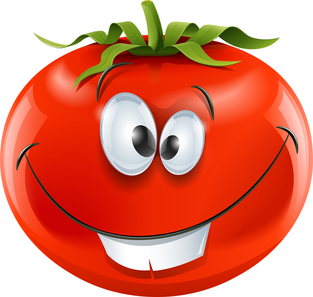 Смеющийся помидор
