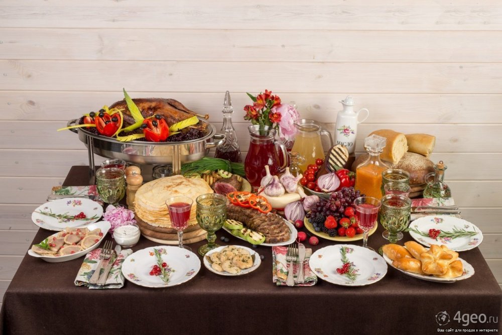 Русский праздничный стол