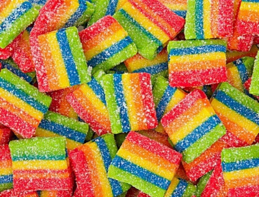 Конфеты Sour Belt Candy Rainbow