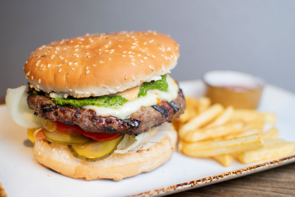 Смайл гамбургер