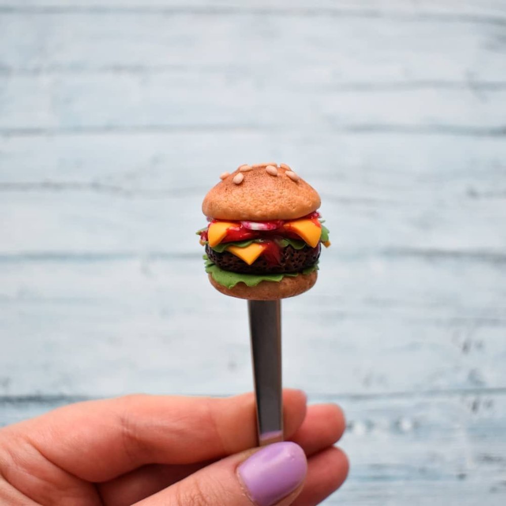 Фаст фуд из полимерной глины