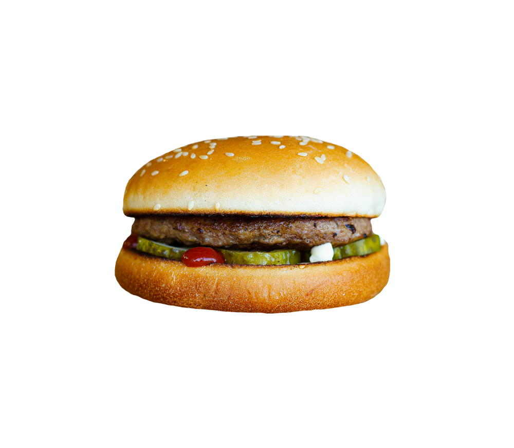 Бургер из легкого пластилина